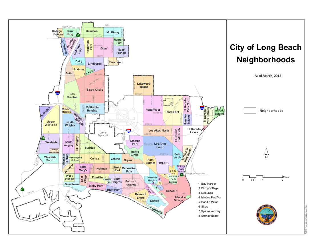 Long Beach residential street representing duplex and small multi-family property checks